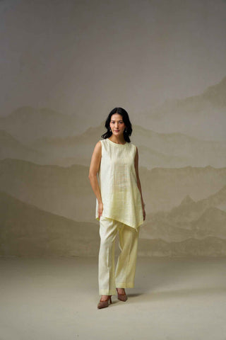 Butter Yellow Linen Co-Ord Set