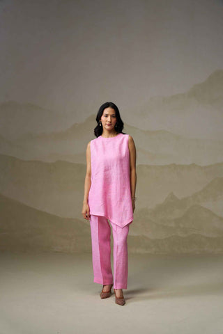 Blossom Pink Linen Co-ord Set