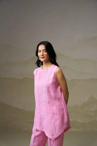 Blossom Pink Linen Co-ord Set