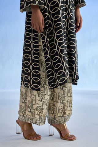Noir Loop MulSatin Co-Ord Set
