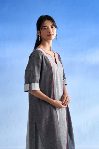Grey linen Kueta Set
