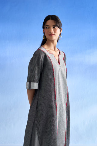 Grey linen Kueta Set