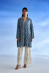 Naseebo Indigo Leaf Linen Co-ord Set