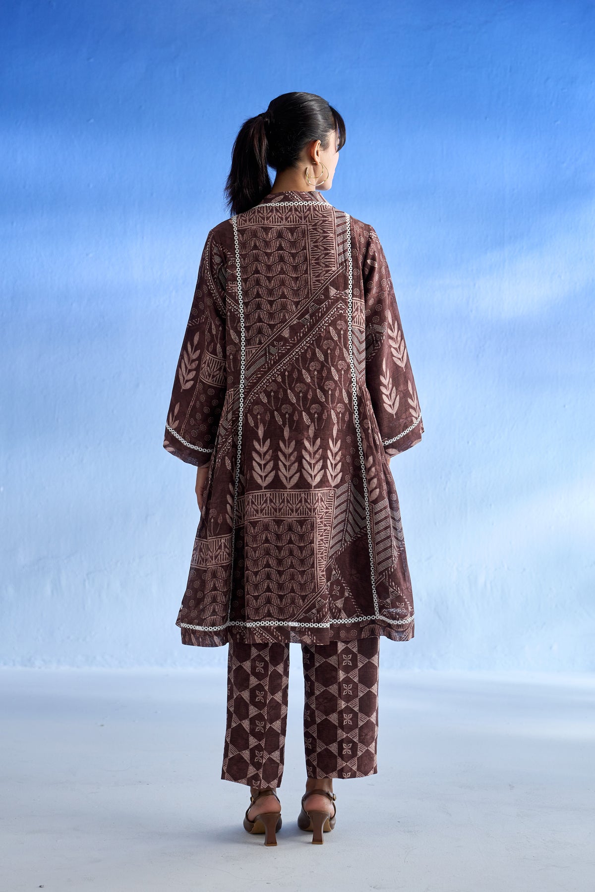 Naseebo Rustic Earthy Linen Co-ord Set