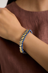 Imperial Blue & Gold Woven Cuff
