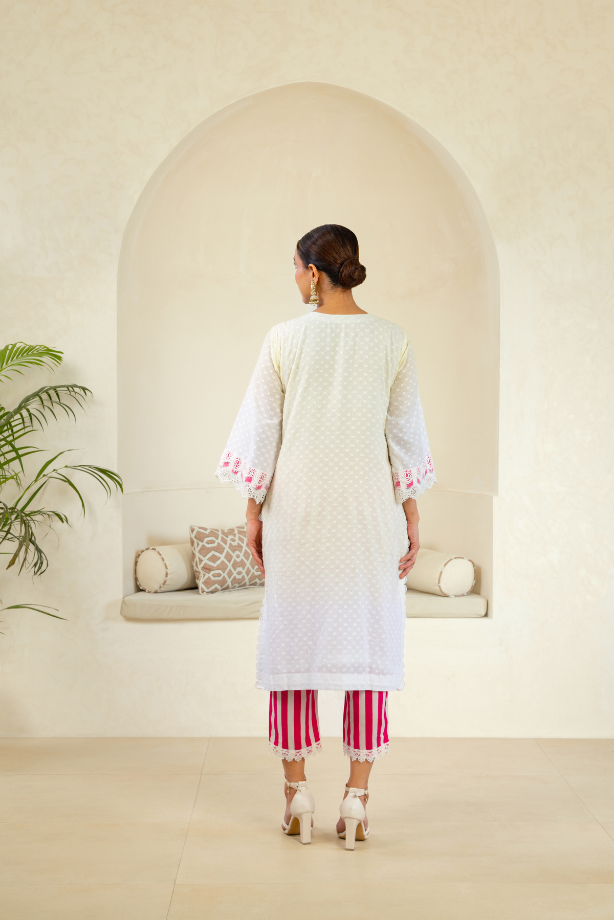 Ivory Serenity Cotton Premium Kurta Set