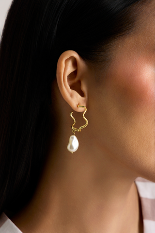 Kashish Organic Pearl Drop Earrings