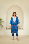 Indigo Delight Luxe Cotton Premium Kurta Set