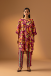 Naseebo Magenta Reverie Muslin Coord Set