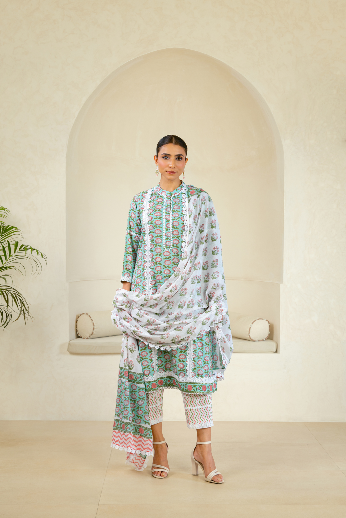 Mint Reverie Luxe Cotton Premium Kurta Set
