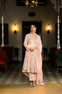 Naseebo Roseate Charm Anarkali Kurta Set