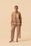 Naseebo Sand Bloom Cotton Co-ord Set