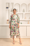 Naseebo Tropical Bloom Linen Co-ord Set