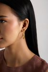 Parijat Linked Hoop Earrings