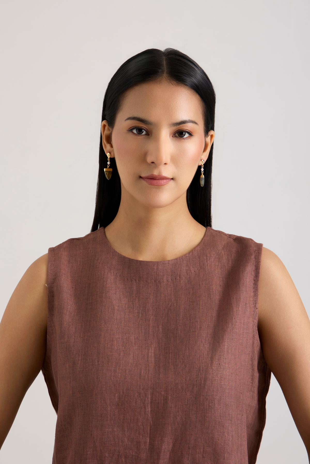 Anaya Ornate Beaded Hoop Earrings