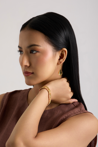 Vanya Hammered Drop Earrings
