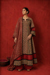 Abeer Ajrakh Anarkali Set